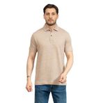BOSS Erkek Polo Yaka, Kısa Kollu,%100 Pamuk T-Shirt, Bej, XL