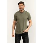 BOSS Erkek Polo Yaka T-Shirt, Kahverengi, L Beden