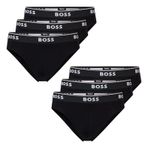 BOSS Erkek Power slip külot külot pamuk streç 6'lı paket, -001 Siyah, M