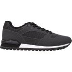 Boss Erkek Rahat Yüksek Taban Deri Karışımlı Siyah Sneaker 50542105-002