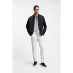 Boss Erkek Regular Fit Fermuarlı Pamuklu Uzun Kollu Siyah Ceket 50557853-001 - XL