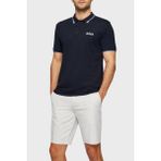 Boss Erkek Regular Fit Polo Yaka Pamuklu Kısa Kollu Lacivert Polo Yaka T-Shirt 50469102-402 - 3XL