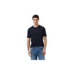 BOSS Erkek Regular Fit Yuvarlak Yakalı Pamuklu Kısa Kollu Lacivert T-Shirt, L Beden