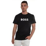 BOSS Erkek Rn Beach_T Shirt, siyah 1, L