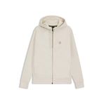 BOSS Erkek Saggy Future Relaxed-Fit kapüşonlu sweatshirt, pamuk karışımı, Double-B-monogramlı, beyaz, M