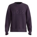 BOSS Erkek Salbo Sweatshirt, mor (Medium Purple), L