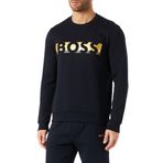 BOSS Erkek sweatshirt, Koyu mavi, S