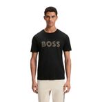 BOSS Erkek T-Shirt,%100 Pamuk, Siyah, XL Beden