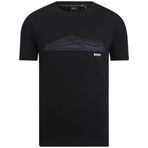 BOSS Erkek Tee Titanium T-Shirt, siyah 1, S