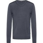 Boss Erkek V Yaka Slim Fit Uzun Kollu Lacivert Kazak 50378576-LACİVERT