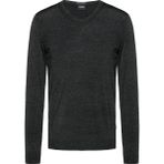 Boss Erkek V Yaka Slim Fit Uzun Kollu Siyah Kazak 50378576-SIYAH - 3XL