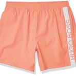 BOSS Erkek Yüzme Şortu Beachwear Mayo Dolphin Quick-Dry, Kırmızı, S