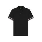 BOSS Erkek Zone Polo Tişört, 001 Siyah, M