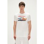 Boss Fight T-Shirt Off-White Beyaz Baskılı Erkek Tişört