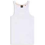 BOSS Halter Yaka T-Shirt, S, 5003362077, Beyaz, Kadın