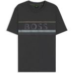 BOSS Iconic Zone erkek tişörtü, 027 Koyu Gri, M