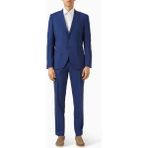 Boss Jeckson Takım Elbise, Lacivert, Klasik ve Şık Tasarım, Wool-Linen - 54