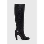 Boss Kadın Marka Logolu Düz Taban Kaydırmaz Günlük Kullanım Siyah Bot & Bootie 50504504-001