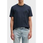 Boss Logolu % 100 Pamuk Bisiklet Yaka T Shirt Erkek T Shirt 50560328 404 - Lacivert