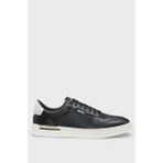 Boss Logolu Deri Sneaker Ayakkabı Erkek Ayakkabı 50542538 001 - Siyah