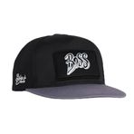 Boss Logolu Gri-Siyah Hip Hop Şapka