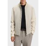 Boss Logolu Regular Fit Dik Yaka Yumuşak Dokulu Ceket Erkek Ceket 50543135 131 - Ekru - XL