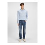Boss Normal Bel Normal Paça Regular Fit Mavi Erkek Denim Pantolon Re.Maine Selvedge BO