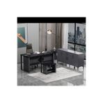 Boss Ofis Takımı 3'lü Set - Masa Sehpa Konsol Antrasit - Mermer (Sandalye Dahil Değildir) TYC1bf7d4eb09251fa3a95cd