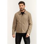 BOSS P Carper Coach Wg261 Erkek Mont, Koyu Bej, 48 Beden