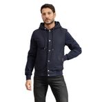 Boss P-Steele Erkek Kapüşonlu Sweatshirt,Mavi M