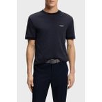 Boss Pamuk ve Yün Karışımlı Regular Fit Bisiklet Yaka T Shirt Erkek T Shirt 50553812 404 - Lacivert - XL