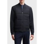 Boss Pamuklu Regular Fit Kapitoneli Kolej Yaka Ceket Erkek Ceket 50532767 404 - Lacivert