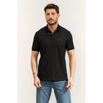 BOSS Pl Goc Chip Pattern Erkek Polo Yaka T-Shirt, Siyah, M Beden
