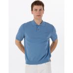 BOSS Polo Yaka Regular Fit Mavi Erkek Kazak Asac_P