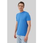 BOSS Regular Fit Bisiklet Yaka Erkek T-shirt Mavi
