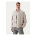BOSS Regular Fit Deri Ceket, 48, 5003345730, Taş, Erkek