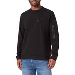 BOSS Salbiq erkek sweatshirt, siyah 1, L
