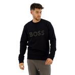 Boss Salbo Siyah Erkek Sweatshirt