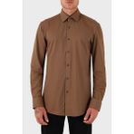 Boss Slim Fit Gömlek Yaka Uzun Kollu Gömlek Erkek Gömlek 50545428 217 - 39 - Kahve