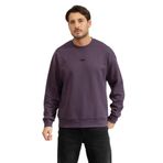 BOSS Stenson Erkek Bisiklet Yaka Sweatshirt, Orta Mor, M Beden