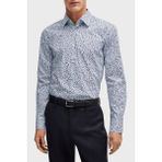 Boss Streç Pamuklu Slim Fit Gömlek Erkek Gömlek 50512664 410 - Lacivert - 40