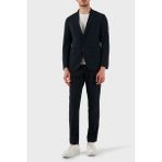 Boss Streç Slim Fit Normal Bel Düz Paça Yırtmaçlı Takım Elbise Erkek Takım Elbise 50534979 404 - Lacivert