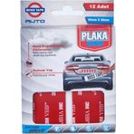 BOSS TAPE 0134 ÇİFT TARAFLI OTO PLAKA MONTAJ BANDI 95mmx30mm 12Lİ BLİSTER