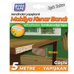 Boss Tape 18 mm 5 mt Açık Kahve Masa Kenar Koruma Bandı