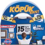 Boss Tape 3012 Çift Taraflı Köpük Bant 48MMX10M (Çok Kuvvetli 15KG)