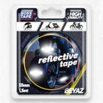 Boss Tape 35 mm 1.5 mt Beyaz Reflektif Petekli Kedi Gözü Bant