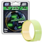 Boss Tape Reflektif Bal Petegi Desenli Fosforlu Bant, 35 mm x 1.5 m, Yesil