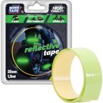 Boss Tape Reflektif Bal Petegi Desenli Fosforlu Bant, 35 mm x 1.5 m, Yesil