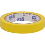 Boss Tape Sarı Renkli Kağıt Bant Boya Hobi Bandı - 19mm X 25mt