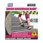Boss Tape Sarı-Siyah Zemin Kaydırmazlık Bandı